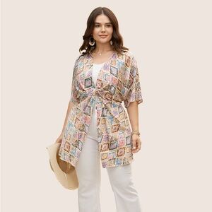 Open front blouse by BloomChic